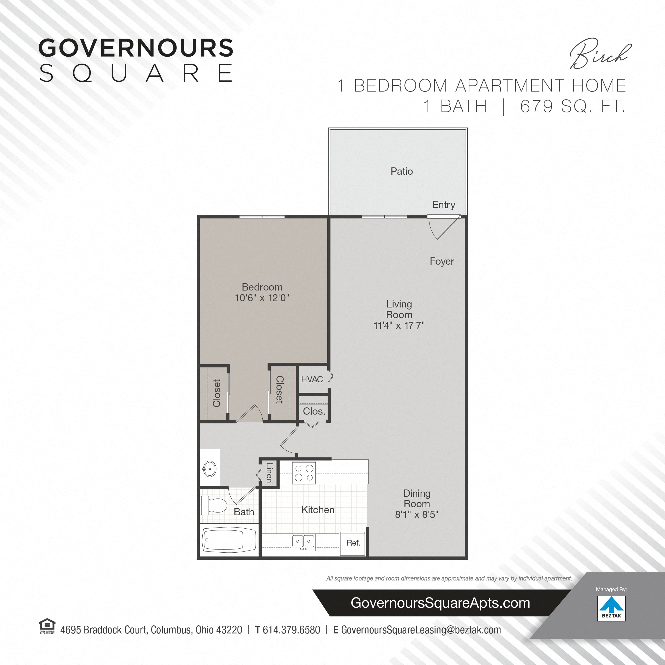 Birch floor plan